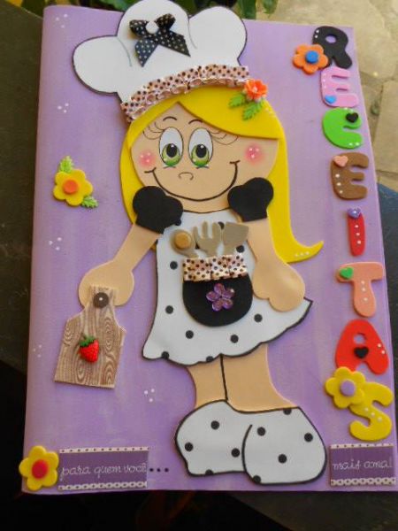 caderno decorado