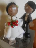 CASAL DE NOIVINHOS PARA TOPO DE BOLO